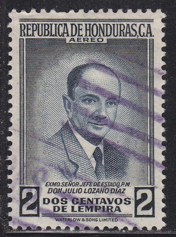 Honduras C251 President Julio Lozano Diaz 1956