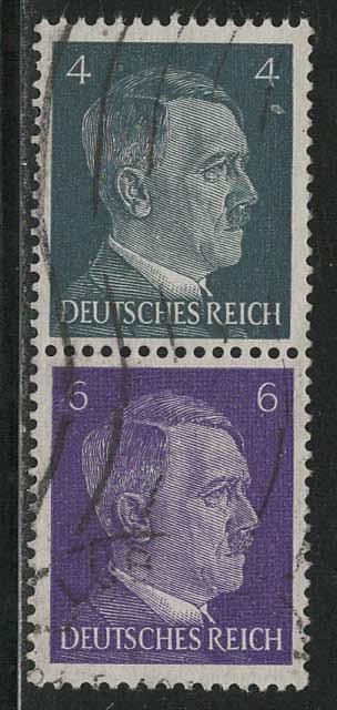 Germany Scott # 508, 510, used, se-tenant, Mi# S290