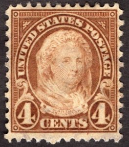 1927, US 4c, Martha Washington, Used, Sc 636