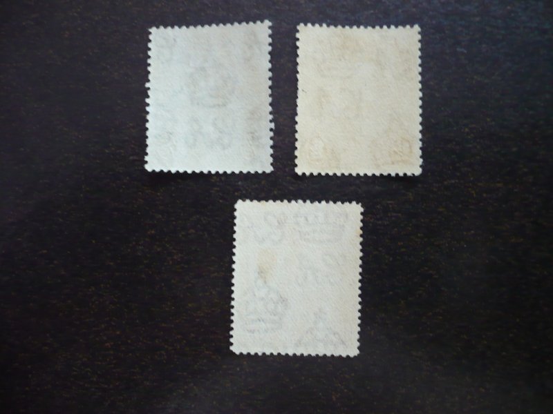 Stamps - Barbados - Scott# 166,168,174 - Mint Hinged Part Set of 3 Stamps