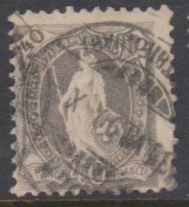 Switzerland Sc#84a Used