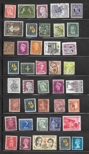 WORLDWIDE Mixture Lot Page #23 Used Singles Collection / Lot