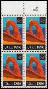 United States - Scott 3024 - Mint-Never-Hinged - Block of Four with Cost Tab