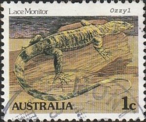 Australia #784 1983 1c Lace Monitor Lizard  USED-Fine-NH.