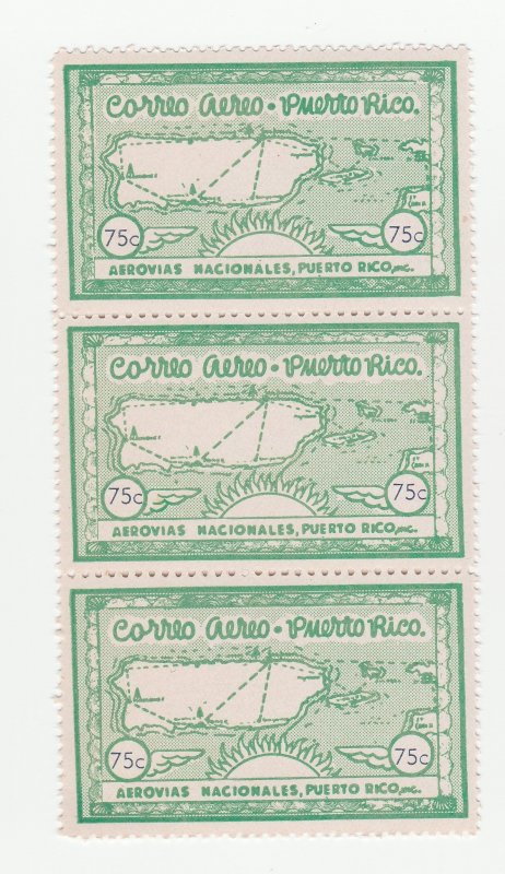 Puerto Rico USA Local private Airmail Cinderella Stamp- mnh gum- 1808