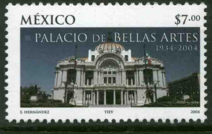 MEXICO 2361 Palace of Fine Arts, Mexico City, 70th Anniv MNH