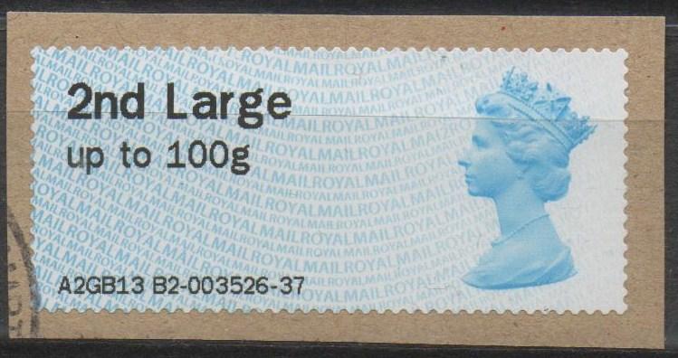 UK, 2nd Large Up to 100g, used (B53)