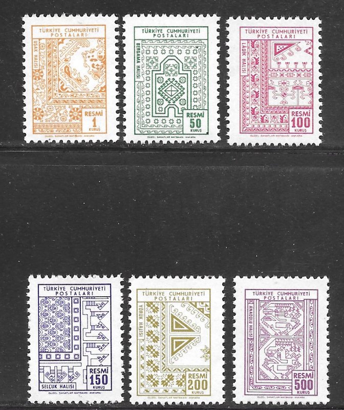 Turkey # O101-6, Mint Never Hinge. CV $ 5.25