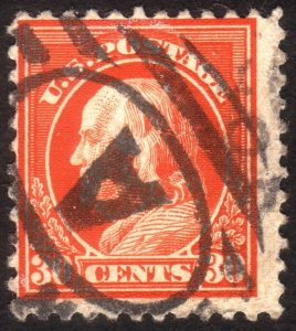 1917, US 30c, Franklin, Used, Sc 516