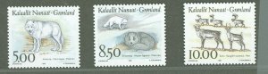 Greenland #262-264  Single (Complete Set) (Animals) (Fauna)