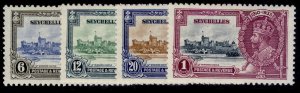 SEYCHELLES GV SG128-131, 1935 SILVER JUBILEE set, NH MINT. Cat £18.
