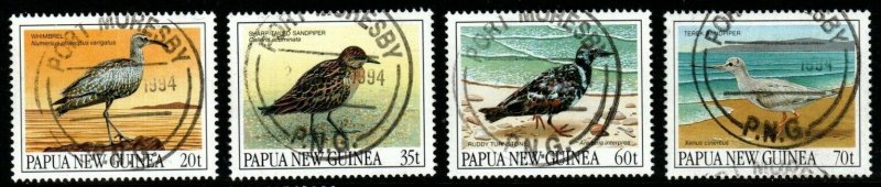 PAPUA NEW GUINEA SG624/7 1990 BIRDS FINE USED 