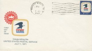 1396 8c USPS 7-1-71 - Shawnee Mission, KS