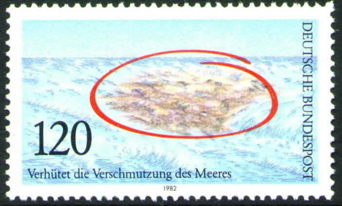 Germany Scott 1378 MNH** 1982 Water Pollution stamp