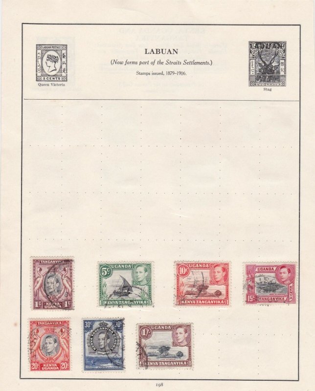 kenya. uganda and tanganyika  stamps page ref 17070