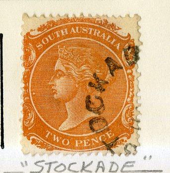 SOUTH AUSTRALIA 65 USED (SHADES OF ORANGE) BIN $0.50 ROYALTY