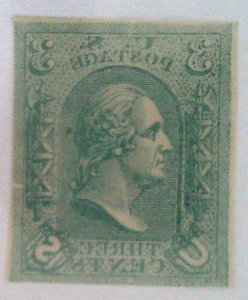 Scott #79-E8a - 3c Pale Green - Loewenberg Decalcomania - Essay