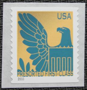 US #3799 MNH Coil Single, Eagle, SCV $.50 