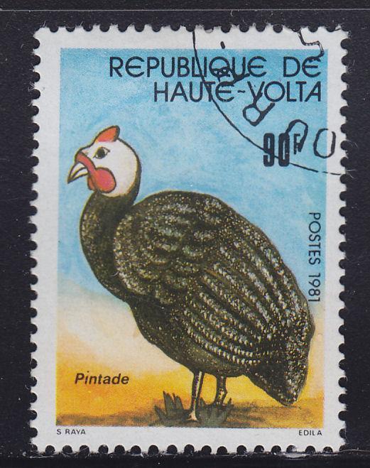 Burkina Faso 590 Guinea Hen 1981