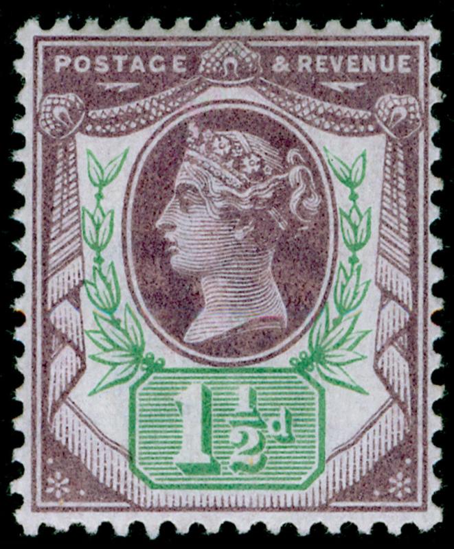 SG198, 1½d dull purple & green, NH MINT. Cat £25.