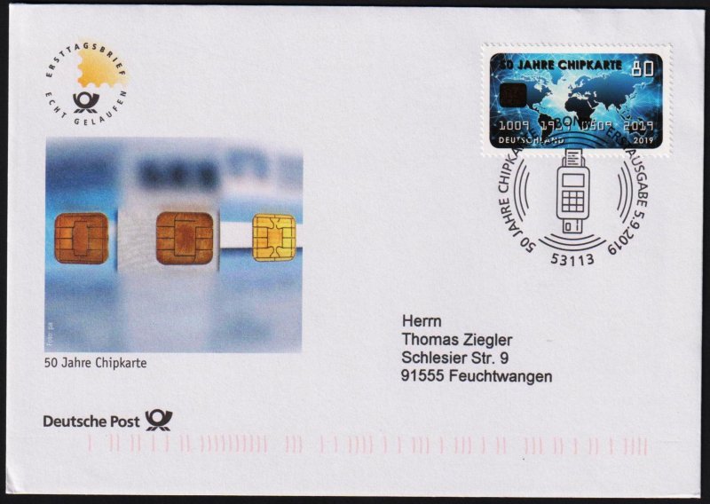 Germany 2019 Chip Card Sc.3124 FDC