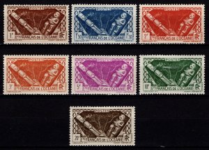 French Polynesia 1934-39 Native Gods Def., Part Set [Mint]