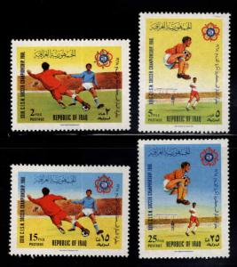 IRAQ Scott 473-476 MH* Military soccer team set