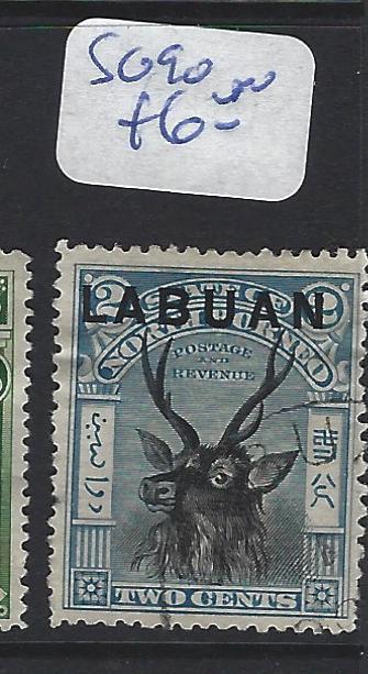 LABUAN (P2307B)  2C   BLUE DEER  SG 90   VFU