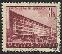 Hungary # 967 - Construction HQ - used - ° (Bl14)