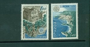 Monaco #1113-14 (1978 Europa set) VFMNH CV $5.00