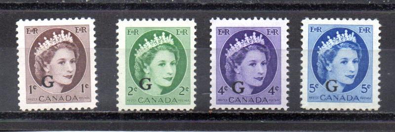 Canada O40-O44 MNH