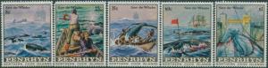 Cook Islands Penrhyn 1983 SG290-294 Whale Conservation set MNH