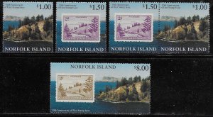 Norfolk Island Scott #'s 624 - 626 & 625a-b MNH