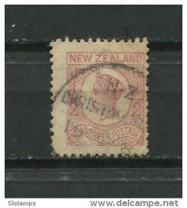 New Zealand 1873 Sc P1 Used Newspaper stamp CV $47.50