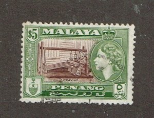 Malaya Penang  1957  55  Used