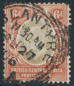 British Central Africa, Sc #63, 6d Used