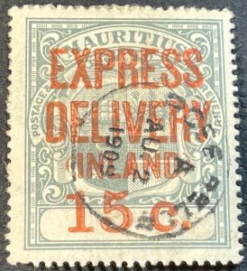 MAURITIUS # E4-USED-----SINGLE------1904