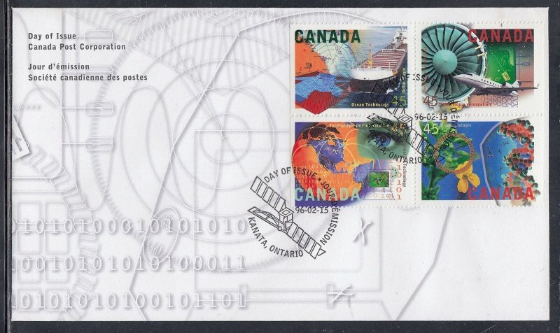 Canada Scott 1598i FDC - High Technology Industries