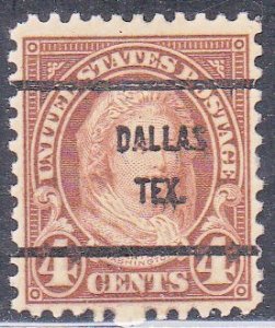 Precancel - Dallas, TX PSS 636-61 - Better Bureau Issue