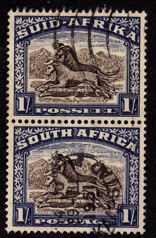 SOUTH AFRICA Used Scott # 62 - Perf 14 (2 Stamps) -2