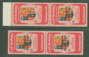 Montserrat #574/574v Mint (NH) Multiple (Royalty)