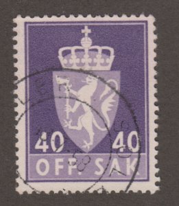 Norway O72 Coat of Arms 1955