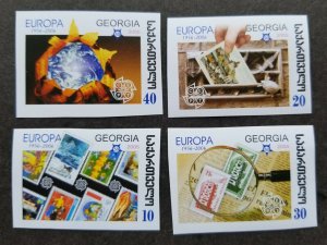 Georgia CEPT 50 Years Europa Stamps 2005 2006 Mailbox Hobby (stamp) MNH *imperf