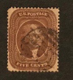 1860 Sc. 30A, VF used, possibly reperfed at the right