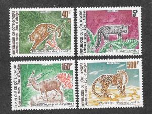 Ivory Coast  920-923 Mint NH MNH Wildlife!