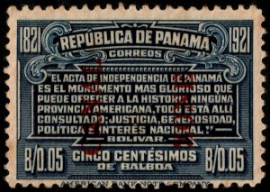 ✔️ CANAL ZONE 1921  - BOLIVAR TRIBUTE - SC. 62 MNH [129]
