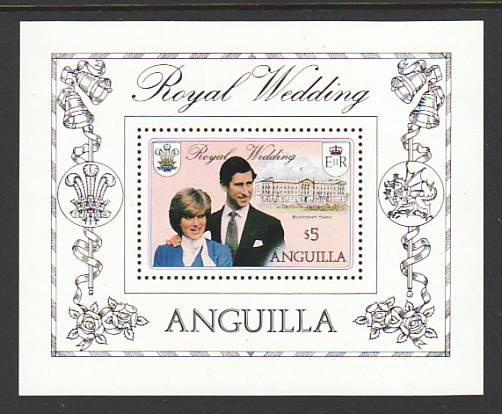 Anguilla Royal Wedding 447 Souvenir Sheet MNH VF 