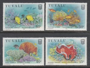 Tuvalu 465-468 Marine Life MNH VF