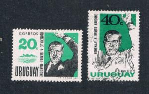 Uruguay 717-18 Set Used Benito Nardone (U0116)