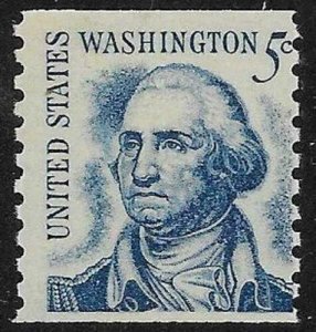 Scott 1304 US Stamp 1966 5c Washington Coil Single MNH Prominent American